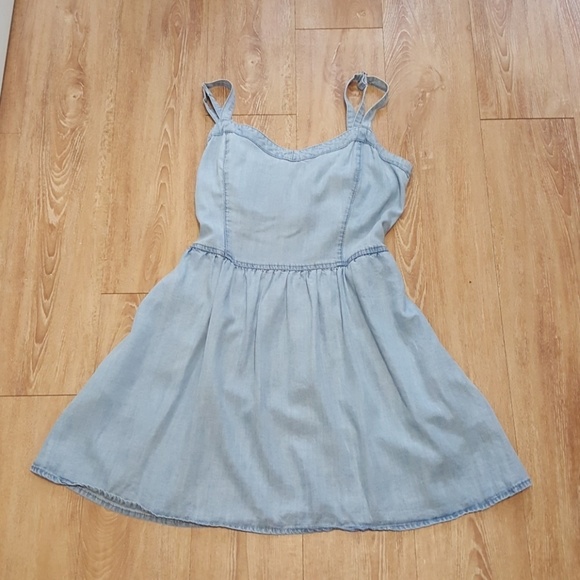 Denim mini dress - Picture 4 of 5